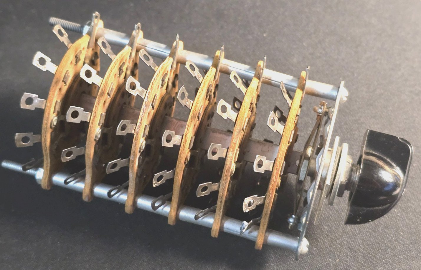 Vintage Rare Mallory 1261L Make-Before-Break Rotary Switch