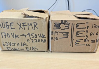 Pair (2) NOS Tube Amp Power Transformers-170Vac (270ma DC)/ 6Vac 6A/ 33vac bias-