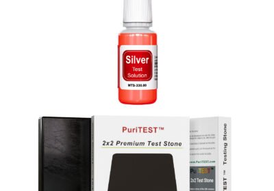 PuriTEST Silver Test Kit Jewelry Precious Metals Scrap Testing 999 Sterling bars