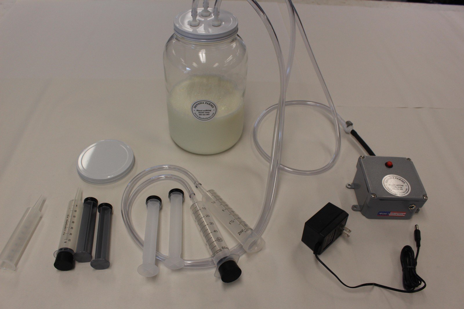 Goat Sheep Cow Milk Machine The Brute Milking Kit™ One Gallon Dansha Farms™