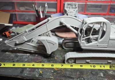Cat Excavator 1-25 Scale Resin Printed