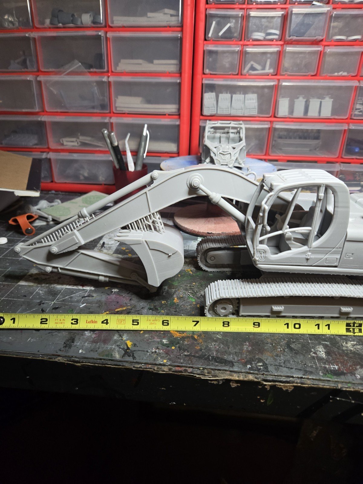 Cat Excavator 1-25 Scale   Resin Printed