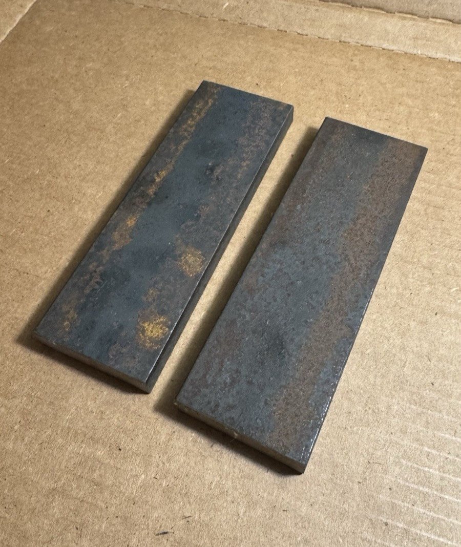 (2) .5 x 2 x 6 A36 Steel  Reclaim Hot Rolled Make Offer Great For Blacksmithing