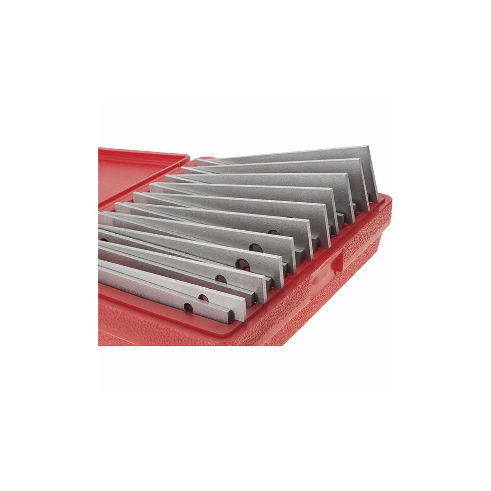 20 Piece, 6 Inch Long x 1/8 Inch Thick, Alloy Steel Thin Parallel Set