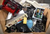 Bin of Scrap Electronics