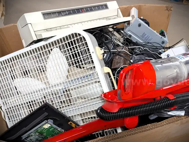 Bin of Scrap Electronics